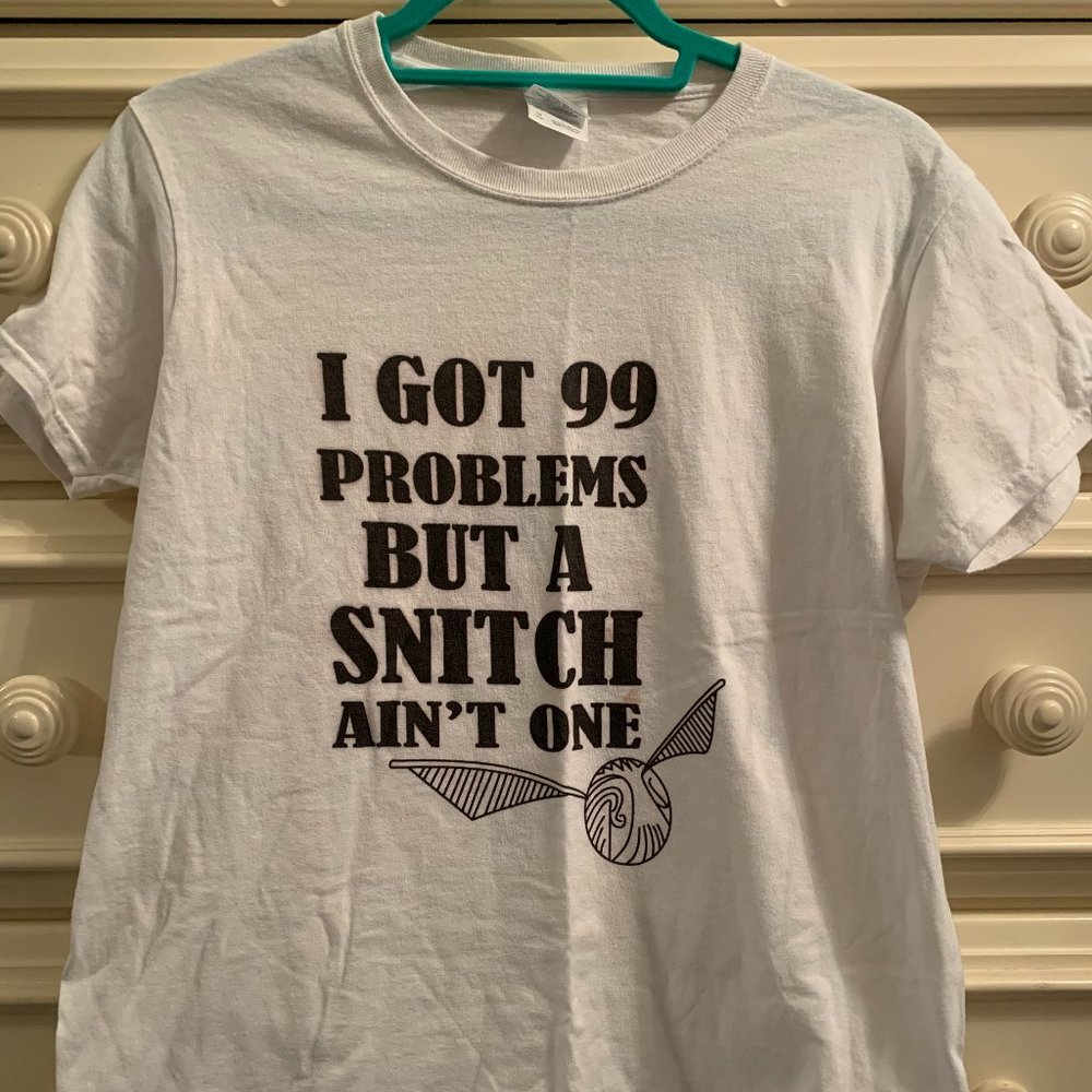 Harry Potter Snitch Tee Medium